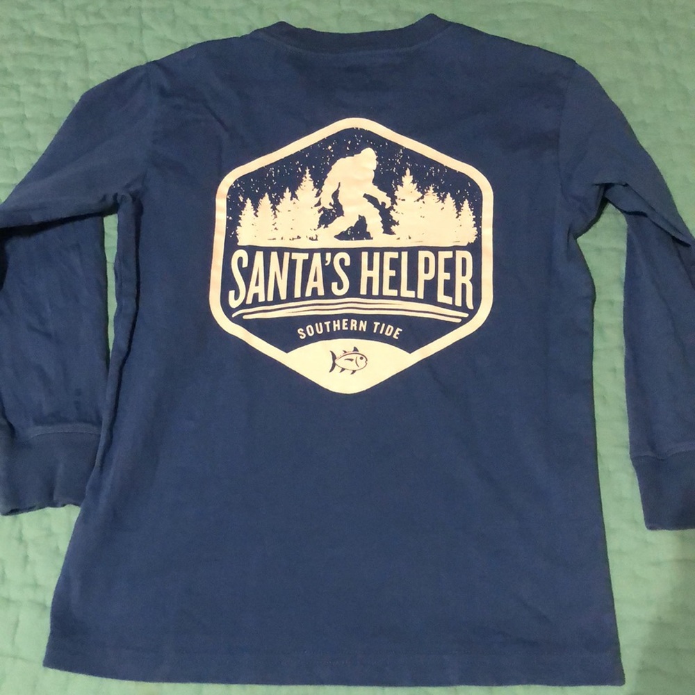 Boys Southern Tide Christmas shirt w/ Halloween tee for free - Picture 4 of 7